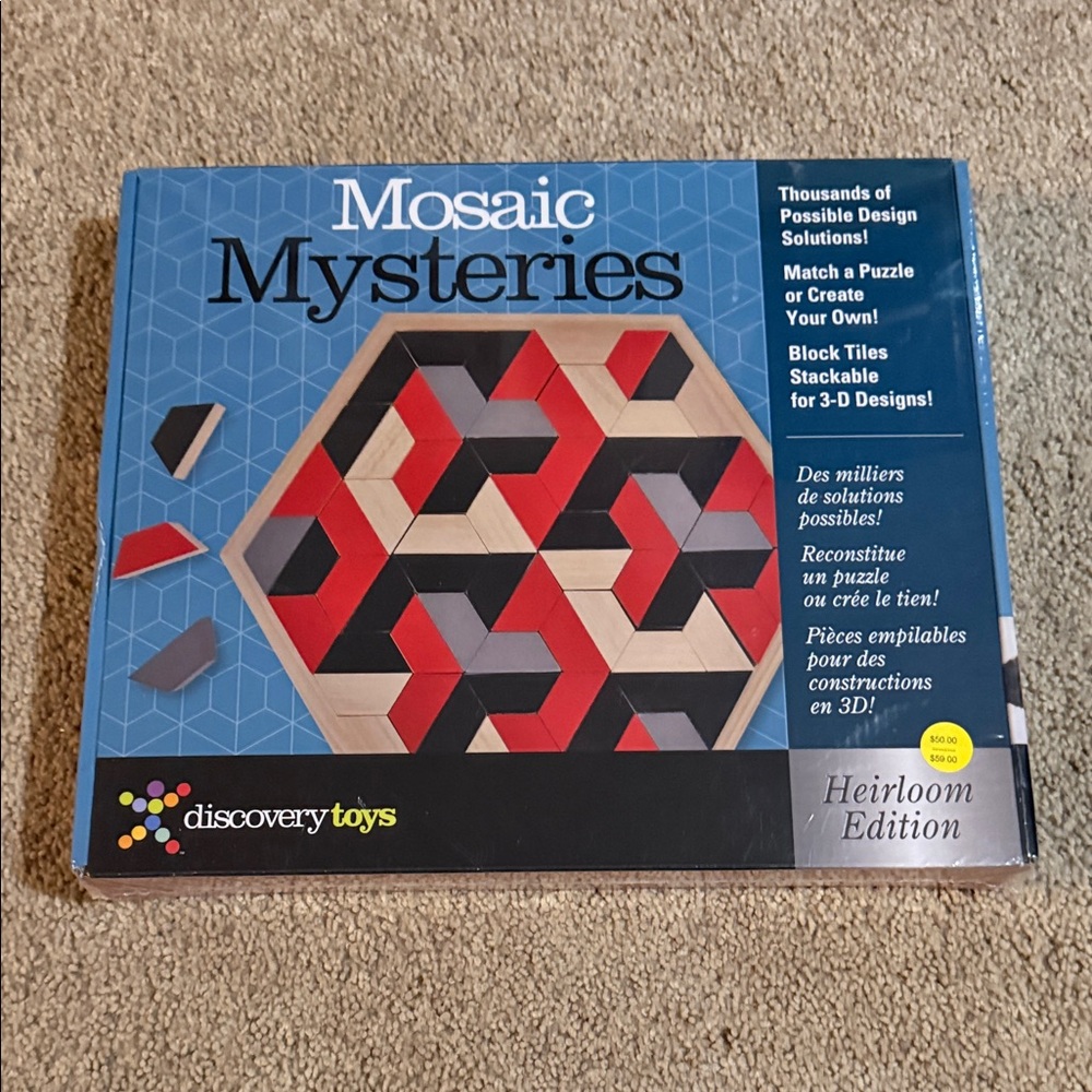 Discovery Toys Mosaic Mysteries pattern puzzle